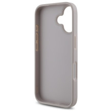 „Guess 4G“ didelio logotipo dėklas, skirtas „iPhone 16“ – rožinis