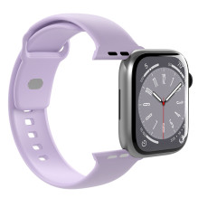 Puro Icon silikoninis dirželis Apple Watch 42 / 44 / 45 / 49 mm - Levandos (2 vnt.)