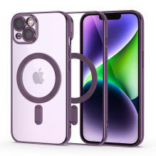 Tech-Protect MagShine Line MagSafe iPhone 14 dėklas – violetinis