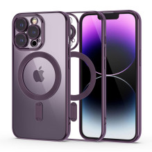 Tech-Protect MagShine Line MagSafe iPhone 14 Pro dėklas – violetinis