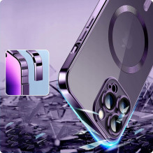 Tech-Protect MagShine Line MagSafe iPhone 14 Pro dėklas – violetinis
