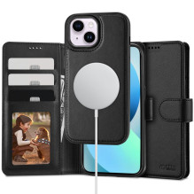 Tech-Protect Wallet MagSafe dėklas iPhone 13 - juodas