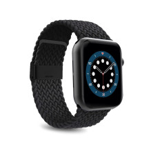 Puro Loop nailoninis dirželis, skirtas Apple Watch 38 / 40 / 41 mm - juodas