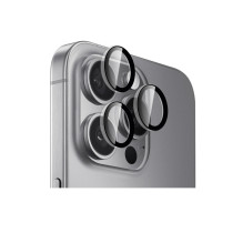 Puro Individual Camera Lens grūdintas stiklas, skirtas iPhone 16 Pro / iPhone 16 Pro Max fotoaparatų objektyvams