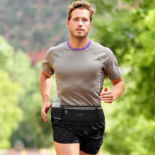 Tech-Protect M3 Universal Sport Waist Bag - Black