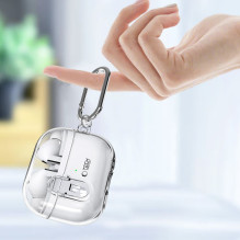 Tech-Protect FlexAir Case with Carabiner for Samsung Galaxy Buds 3 / 3 Pro - Transparent Tech-Protect FlexAir Case with Carabiner for Samsung Galaxy Buds 3 / 3 Pro - Transparent