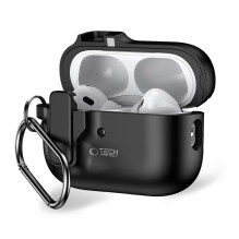 Tech-Protect Slim Hook Dėklas su karabinu, skirtas Apple AirPods Pro 1/2 – juodas