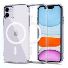 Tech-Protect MagMat MagSafe iPhone 11 dėklas – skaidrus