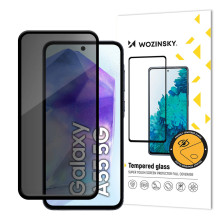 Wozinsky Privacy Glass grūdintas stiklas, skirtas Samsung Galaxy S25+ su Anti Spy filtru