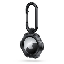 Tech-Protect TPUCarbon dėklas Apple AirTag - juodas