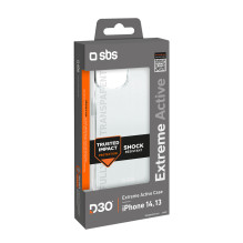 SBS D3O dėklas, skirtas iPhone 14/13 – skaidrus
