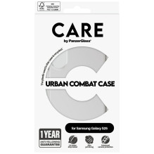 CARE by PanzerGlass Flagship Urban Combat Case for Samsung Galaxy S25 - Transparent