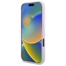 DKNY skysto silikono mažas metalinis logotipas MagSafe iPhone 16 Pro dėklas – rožinis DKNY skysto silikono mažas metalinis logotipas MagSafe iPhone 16 Pro dėklas – rožinis