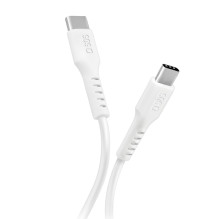 SBS TECABLETCC10W USB-C laidas – USB-C maitinimo tiekimas 25W 1 m – baltas