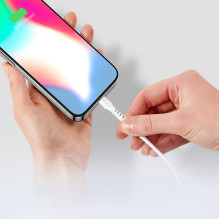 SBS TECABLETCC10W USB-C laidas – USB-C maitinimo tiekimas 25W 1 m – baltas