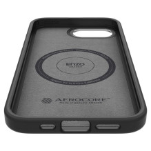 „Spigen Enzo Aramid MagSafe“ dėklas, skirtas „iPhone 16e / 17e“ – juodas „Spigen Enzo Aramid MagSafe“ dėklas, skirtas „iPhone 16e / 17e“ – juodas