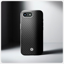 Spigen Enzo Aramid MagSafe Case for iPhone 16e / 17e - Black Spigen Enzo Aramid MagSafe Case for iPhone 16e / 17e - Black