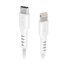 SBS TECABLELIGTC1W USB-C – žaibo kabelio MFi sertifikatas, 1 m – baltas