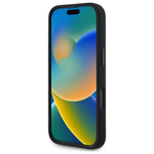 BMW Silicone Random Lines MagSafe dėklas, skirtas iPhone 16 Pro Max – juodas