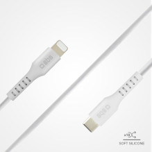 SBS TECABLELIGTC1W USB-C – žaibo kabelio MFi sertifikatas, 1 m – baltas