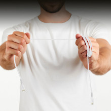 SBS TECABLELIGTC1W USB-C – žaibo kabelio MFi sertifikatas, 1 m – baltas