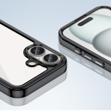 „Operer Space“ dėklas su geliniu rėmeliu, skirtas „iPhone 16 Plus“ – juodas