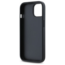 DKNY Quilted Stack Logo iPhone 14 dėklas – juodas