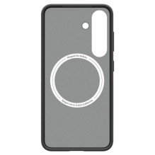 Spigen Capella GP-FPS931PGBJW Silicone Case with MagFit Magnetic Ring for Samsung Galaxy S25 - Black