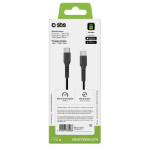SBS TECABLETCC3M USB-C - USB-C 3m Cable - Black