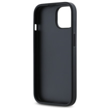 DKNY Quilted Stack Logo iPhone 15 dėklas – juodas