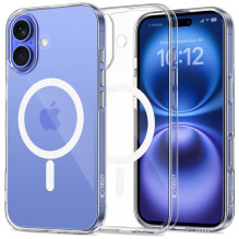 Tech-Protect FlexAir MagSafe iPhone 16 Case - Clear Tech-Protect FlexAir MagSafe iPhone 16 Case - Clear