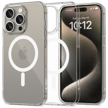 Tech-Protect FlexAir MagSafe dėklas, skirtas iPhone 15 Pro – skaidrus