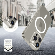 Tech-Protect FlexAir MagSafe dėklas, skirtas iPhone 15 Pro – skaidrus