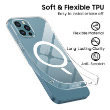 Tech-Protect FlexAir MagSafe dėklas, skirtas iPhone 12 / 12 Pro – skaidrus