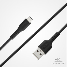 SBS LTHL200 USB-A - Mikro-USB kabelis 1m - juodas
