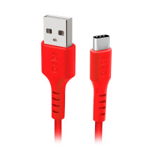 SBS TECABLEMICROC15R USB-A - USB-C Cable 1.5m - Red