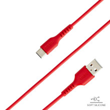 SBS TECABLEMICROC15R USB-A – USB-C laidas 1,5 m – raudonas
