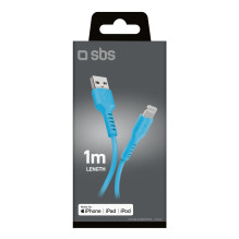 SBS TECABLEUSBIP589A USB-A – žaibo laidas – mėlynas