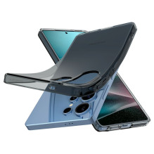 „Spigen“ skystųjų kristalų dėklas, skirtas Samsung Galaxy S25 Ultra – pusiau permatomas