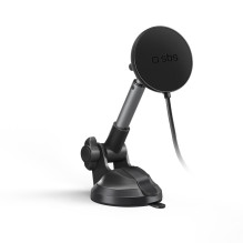 Telescopic smartphone holder with inductive charger SBS TESUPPMAG15WLONGARM with suction cup, compatible with MagSafe - 