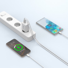 Tech-Protect NC45W-GAN 2-PORT PD45W Charger - White