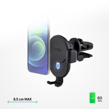 Išmaniojo telefono laikiklis su indukciniu įkrovikliu SBS TESUPWIR10CLIPSTG 10W - juodas