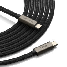 Ringke USB-C 3.2 Gen. PD240W Kabelis 100cm - Juodas