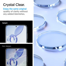 Spigen Glas.tR EZ Fit grūdintas stiklas, skirtas Samsung Galaxy S24 FE (2 vnt.)