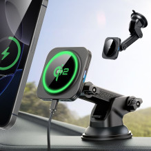 ESR Halolock Magnetic MagSafe QI2 15W Car Holder - Black ESR Halolock Magnetic MagSafe QI2 15W Car Holder - Black