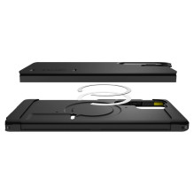 Spigen Tough Armor MagSafe dėklas, skirtas Samsung Galaxy S25 Ultra - juodas