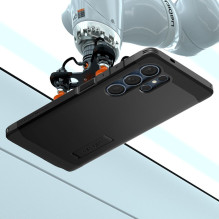 Spigen Tough Armor MagSafe dėklas, skirtas Samsung Galaxy S25 Ultra - juodas