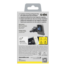 Magnetinis išmaniojo telefono laikiklis SBS TESUPMAGLCLIP - juodas