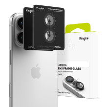 Ringke Camera Frame Protector 2-pack, skirta iPhone 16 / 16 Plus - juoda