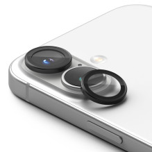 Ringke Camera Frame Protector 2-pack, skirta iPhone 16 / 16 Plus - juoda